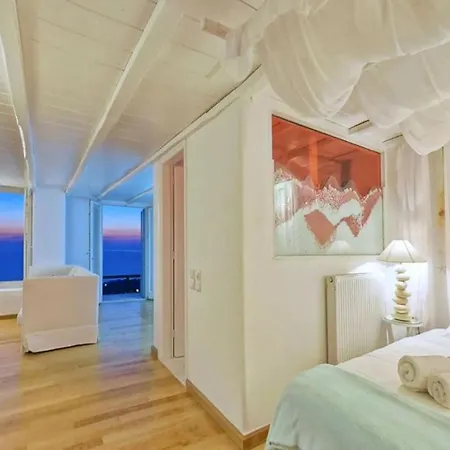 Opulant Mykonos - 5 Bedrooms - Stunning Sea Views To Tinos - Kastro Aside Villa